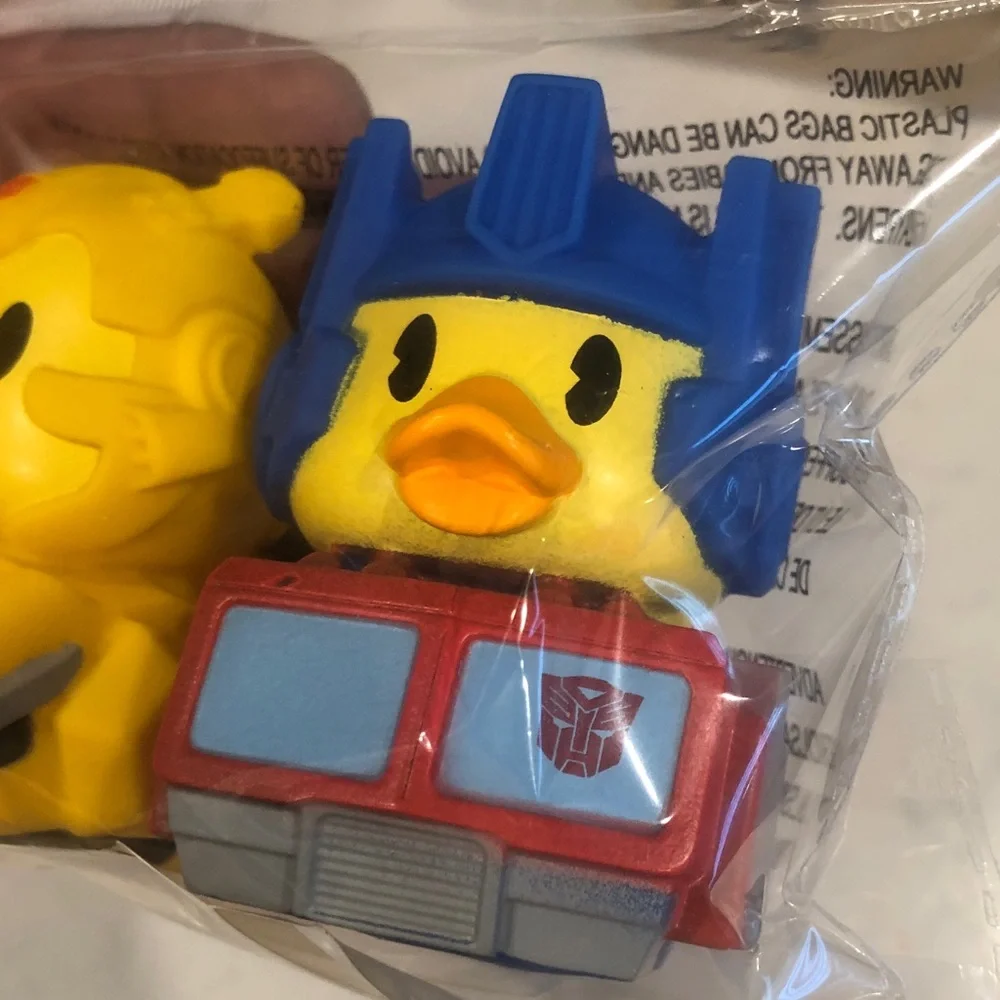 Duckalooz Rubber Duck Set - Bumble-Bee and Optimus Prime
